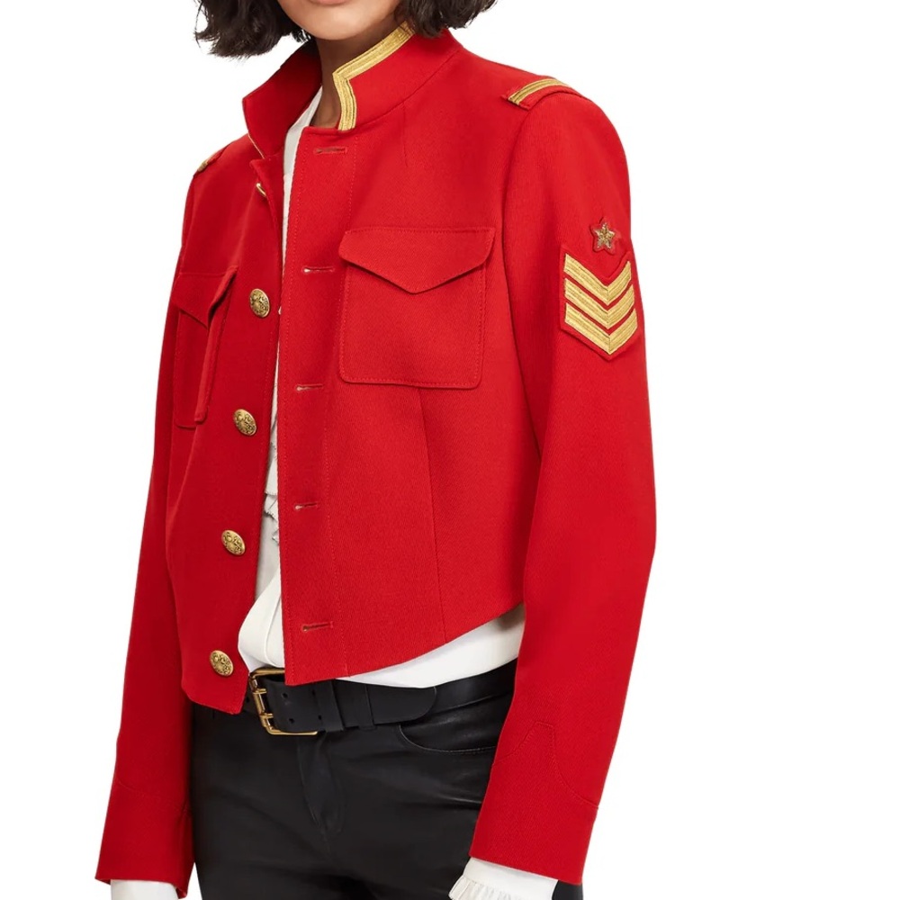 Polo Ralph Lauren Red military blazer